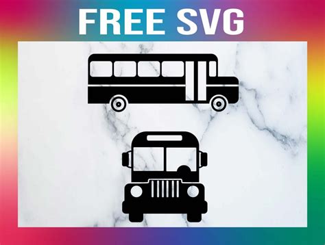 Free School Bus SVG