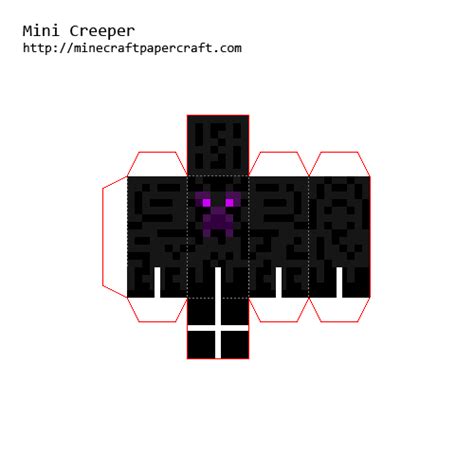 Mini Creepers (Special Mobs Mod) - Pixel Papercraft