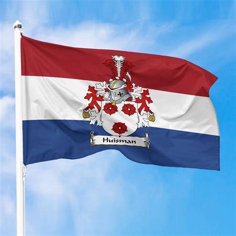 Huisman Netherlands Flag - Dutch Family Crest | Over 400 Dutch Surnames ...