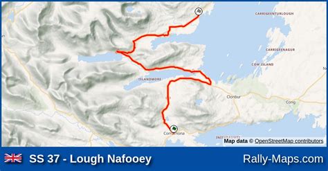 Ss Lough Nafooey Stage Map Circuit Of Ireland Rally