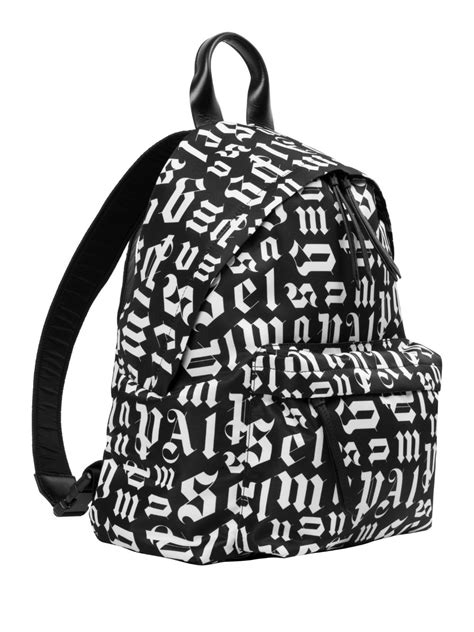 Monogram Backpack In Black Palm Angels® Official