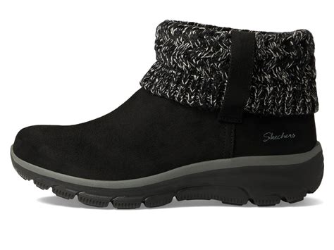 Skechers Womens Easy Going Cozy Weather Ankle Boot Black 8 Ebay