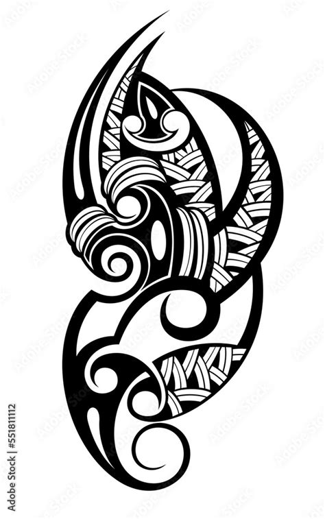 Vector symbol, ornament, tattoo. Vector illustration. Drawings on the body, ancient symbols ...