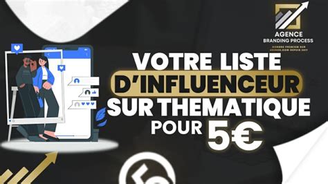 Je Vais Vous Fournir Une Top Liste Des Meilleurs Influenceurs Pour Une