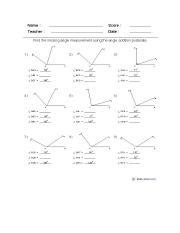 Find Missing Angle Measurements Using Angle Addition Postulate