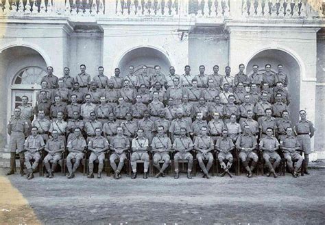 Group Photograph Of Singapore Volunteer Corps Liaison