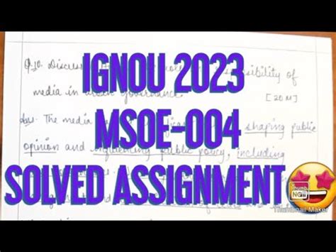 IGNOU 2023 MSOE 004 URBAN SOCIOLOGY SOLVED ASSIGNMENT Ignou