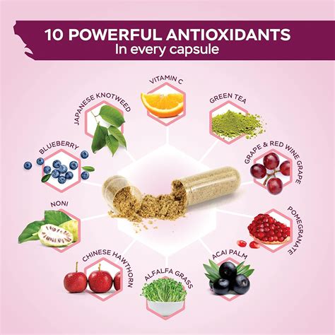 Powerful Resveratrol Antioxidant With Vitamin C Promotes Anti Aging