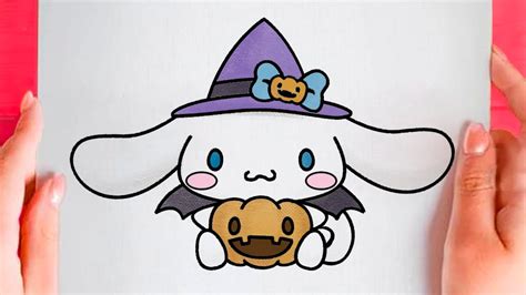 How To Draw Cinnamoroll Sanrio Halloween Drawings Youtube