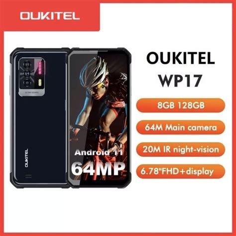 Jual OUKITEL WP17 New 8 128GB Smartphone Night Vision 8300mAh Rugged