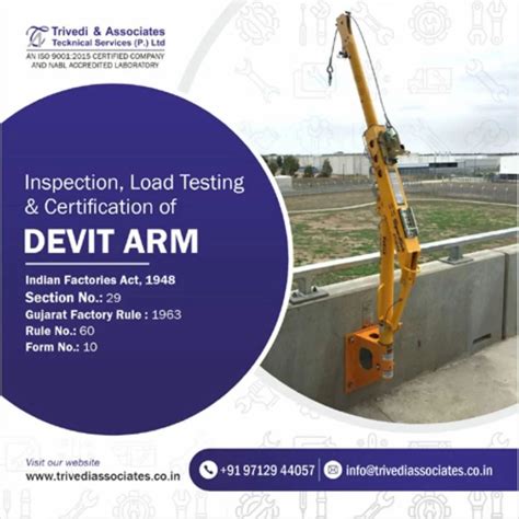 Devit Arm Inspection Certification Service In Vadodara ID 2852624798897