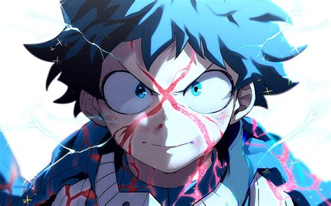 HD Wallpaper Brightness Izuku Midoriya Trippy Anime Boku No Hero