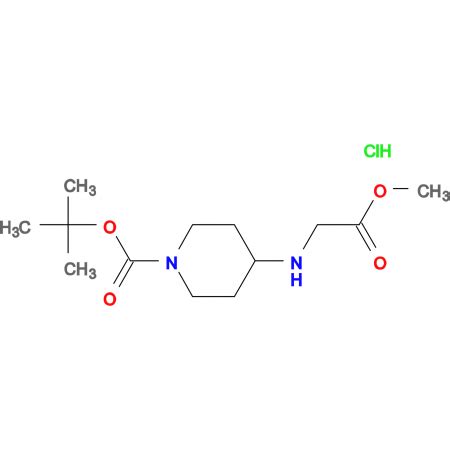 Tert Butyl 4 2 Methoxy 2 Oxoethyl Amino Piperidine 1 Carboxylate