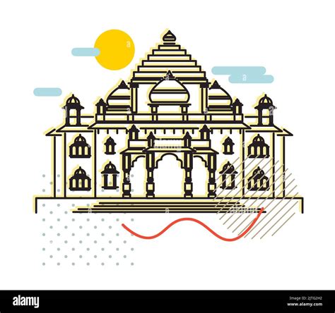 Akshardham Vector Vectors Hi Res Stock Photography And Images Alamy