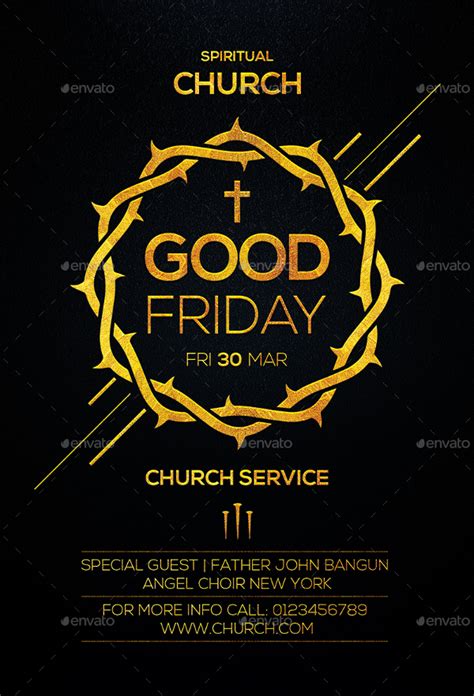 Good Friday Flyer 14 Examples