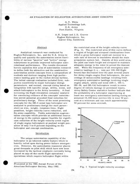 An Evaluation of Helicopter Autorotation Assist Concepts - Vertical ...