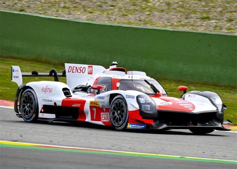 Endurance Heures De Spa Francorchamps Toyota Devant Lors Des