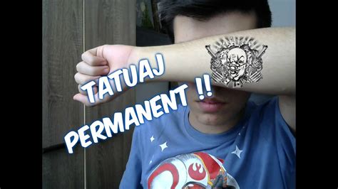 Imi Fac Tatuaj Permanent YouTube