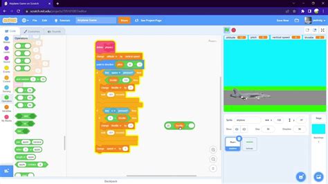 How To Make An Airplane Flying Game On Scratch YouTube