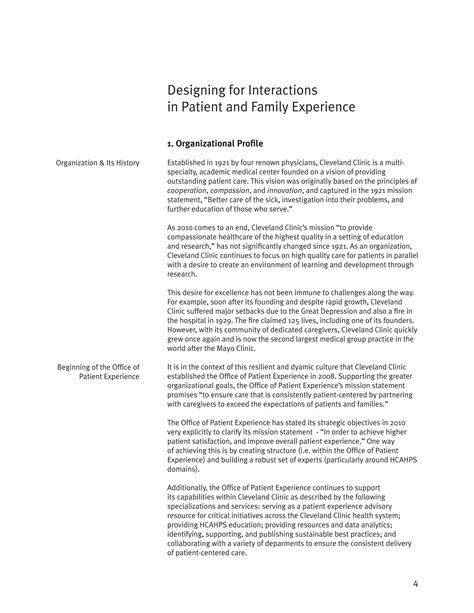 Cleveland Clinic Design Brief | PDF