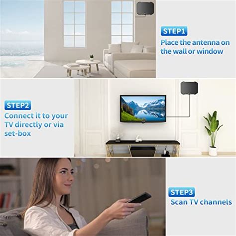 TV Antenna Amplified HD Digital Indoor TV Antenna 380 Miles Long