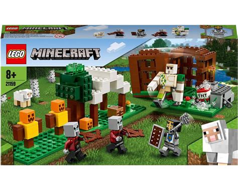 21159 LEGO Minecraft De Pillager Buitenpost Bouwstenenshop