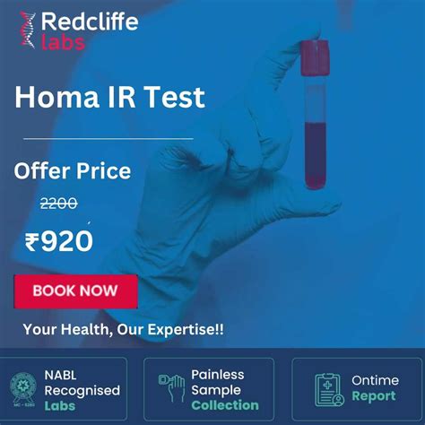 Homa Ir Test Price Purpose Procedure Normal Range