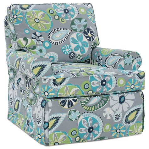 Rowe Nantucket Swivel Glider with Slipcover | Belfort Furniture ...