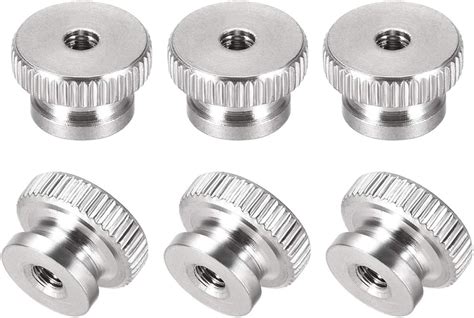 Amazon Uxcell Knurled Thumb Nuts Pcs M X Mm Stainless