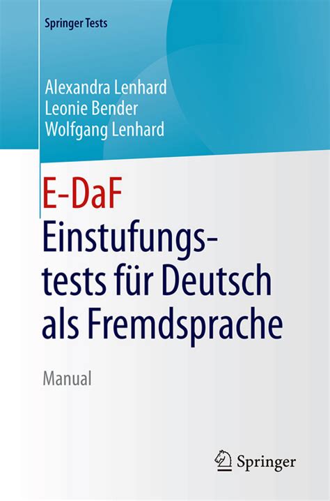 E Daf Einstufungstest F R Deutsch Als Fremdsprache Von Alexandra