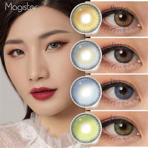 Pair Colored Contact Lenses For Eyesnatural Eye Contacts With Color