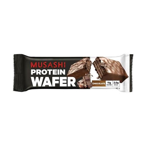 Musashi Protein Wafer Chocolate 40g Low Calorie Emporium