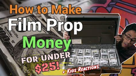 How To Make Film Prop Money Stacks For Under 25 Youtube