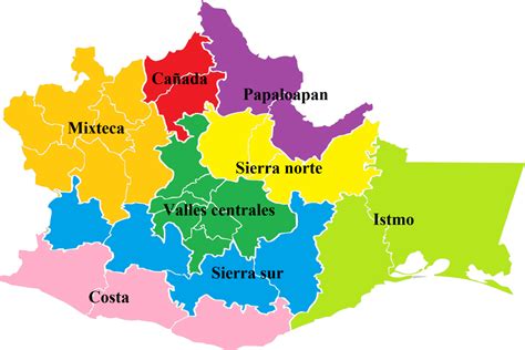 File Regiones Oaxaca Nombres Png Wikimedia Commons