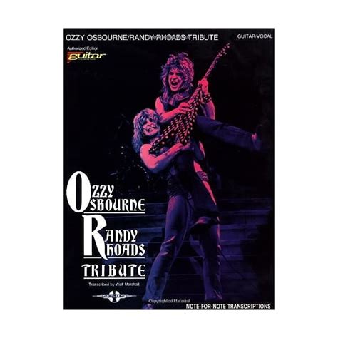 Ozzy Osbourne Randy Rhoads Tribute Guitar Vocal Reverb Canada