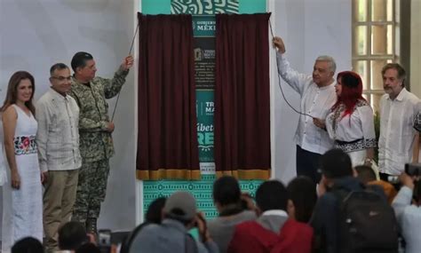 Con Develaci N De Placa Amlo Inaugura Primera Etapa De Tren Maya