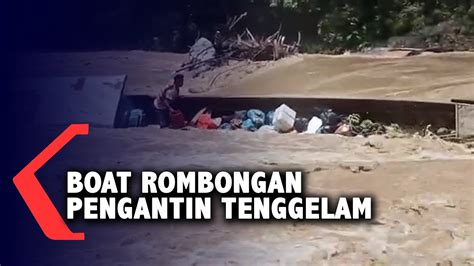 Boat Rombongan Pengantin Tenggelam Di Aceh Timur Youtube