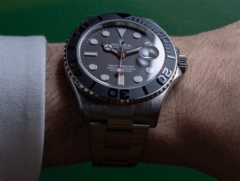 Hands On Rolex Yacht Master 42 Watch Reference 226627 In RLX Titanium