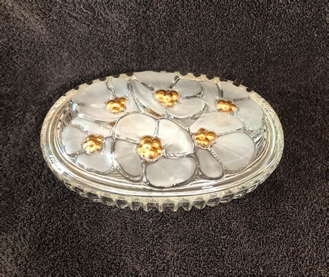 Mikasa Crystal Trinketcandy Dish Wlid Etsy