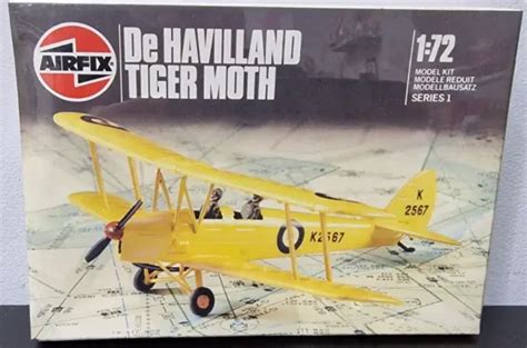 Airfix De Havilland Tiger Moth Scale Model Kit Brush Poly