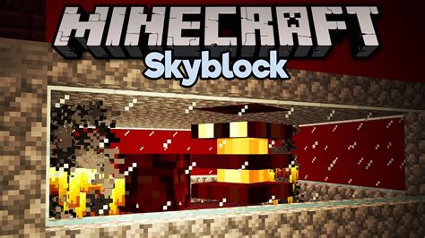 Nether Fortress Mob Spawner Minecraft 1 15 Skyblock Tutorial Lets