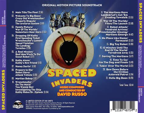 SPACED INVADERS - Original Soundtrack by David Russo | Buysoundtrax