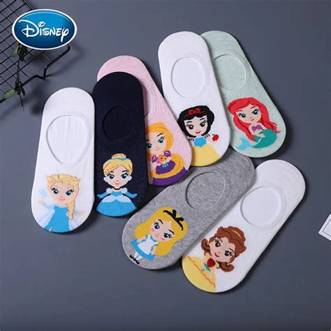 Calcetines Finos De Algod N Con Dibujos De Disney Para Ni A Medias