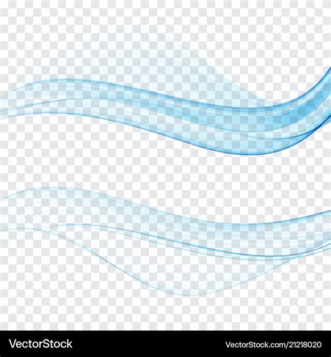 Modern Abstract Transparent Futuristic Web Swoosh Vector Image