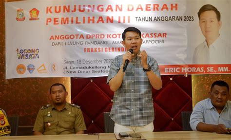 Kundapil Di Kelurahan Losari Eric Horas Tinjau Pengerjaan Drainase Dan