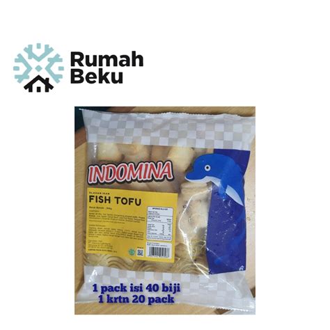 Jual Indomina Ikan Olahan Fish Tofu Gr Shopee Indonesia