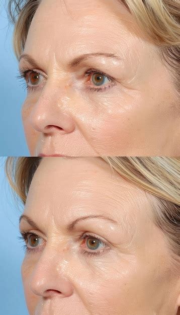 Premium Photo Before And After Botox Treatment Highlighting Forehead