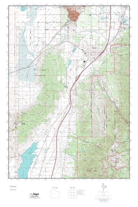 Mytopo Santaquin Utah Usgs Quad Topo Map