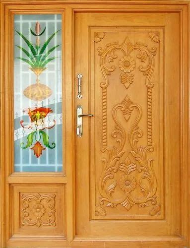 Kerala Style Wooden Main Doors