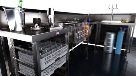 Simply Stainless Bar Solutions For An Organised Cocktail Station